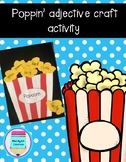 Poppin' popcorn craft template adjectives