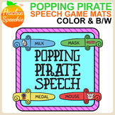 Popping Pirate Speech & Language {Sword Mats Game Companion}