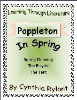 Preview of Poppleton in Spring  -  Story Response Templates Common Core Aligned