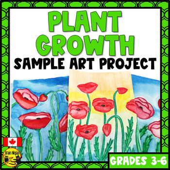 Preview of Poppy Art Project | Remembrance Day Canada | Free Art Lesson
