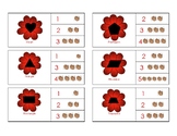 Poppy Flowers Clip Cards - Shape Syllable Counting | Memor