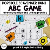 Popsicle ABC Scavenger Hunt - Spring Alphabet Activities