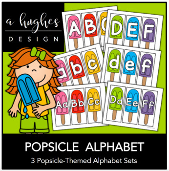 Preview of Popsicle Alphabet Set