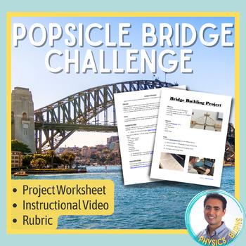 Preview of Popsicle Bridge Challenge - Project