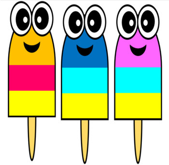 Popsicle Clip Art/ Bulletin Board by L K Reed Store | TpT