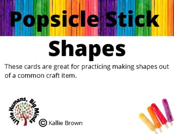 Preview of Popsicle / Craft Stick Shapes