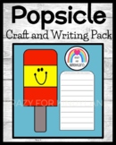 Popsicle Craft Writing Activity - Summer, Beach, Picnic, E