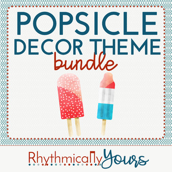 Preview of Popsicle Decor Theme - BUNDLE