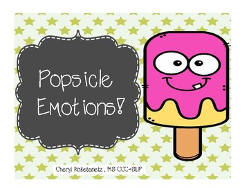 Preview of Popsicle Feelings and Emotions
