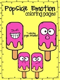 Popsicle Emotions - 7 Feelings Coloring Pages