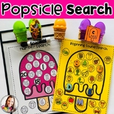 Popsicle Letter and Number Search
