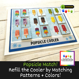 Popsicle Match! Refill the Popsicle Cooler! Pattern + Colo