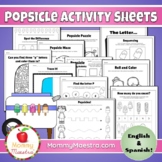 Popsicle (Paleta) Activity Pack for PreK & Kindergarten
