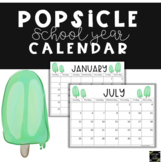 Popsicle 2023-2024 School Year Calendar