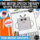 Spring Themed Fine Motor Practice: Popsicle Stick Art for 