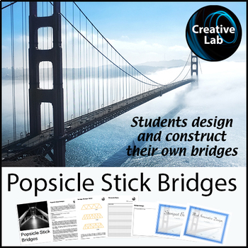Preview of Popsicle Stick Bridge Contest - STEM
