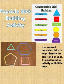 Preview of Popsicle Stick Building
