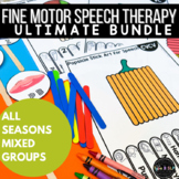 Popsicle Stick Fine Motor Art for Speech Therapy: The Ulti