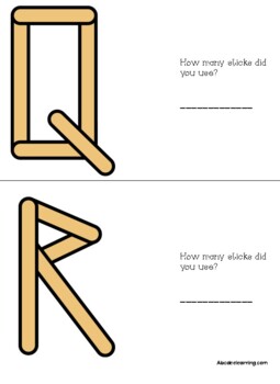 Popsicle Stick Letters