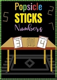 Popsicle Stick Number Flash Cards