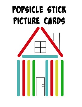Preview of Popsicle Stick Picture Activity Cards
