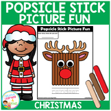 Popsicle Stick Picture Fun - Christmas