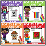 Popsicle Stick Picture Fun - Seasons Bundle