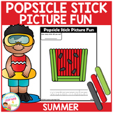 Popsicle Stick Picture Fun - Summer