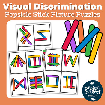 Preview of Popsicle Stick Picture Puzzles