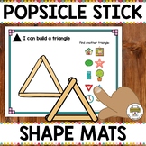 Popsicle Stick Shape Building Mats