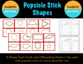Popsicle Stick Shape Task Cards