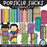 Popsicle Sticks Clipart MEGA Set