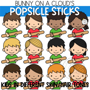 Popsicle Sticks Clipart By Bunny On A Cloud By Bunny On A Cloud Tpt