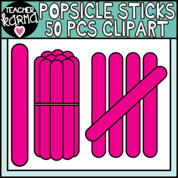 Popsicle Sticks Counting Clipart For Math By Teacher Karma Tpt