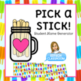 Morning Meeting Popsicle Sticks | Student Name Generator (