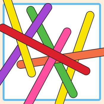 Math with Popsicle Sticks Fanned Out Stock Image - Image of subtraction,  groups: 43540289