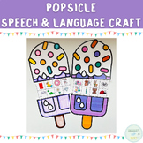 Popsicle Summer Speech & Language Craft for Articulation -