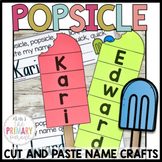 Popsicle name craft for summer | Summer name craft | Summe