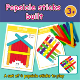 Popsicle stick building game