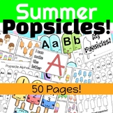 Summer | Popsicle Math & ELA Thematic Unit | Preschool | K