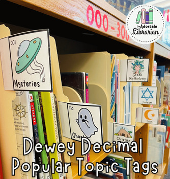Preview of Popular Dewey Topics Tags - Dewey Decimal Labels