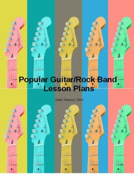 Preview of Popular Guitar/Rock Band Lesson Plans