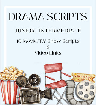 Preview of Popular Movie / TV Show Scenes *Drama Scripts* - Digital & Covid Friendly!