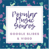 Popular Music Genres Google Slides Presentation with Video Link