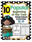 Popular Read Aloud Book Activities
