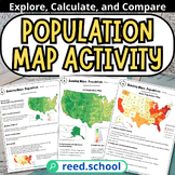 Population Density Map Activity: Practice Map Skills