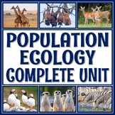 Population Ecology Lesson Set with Limiting Factors and Ca