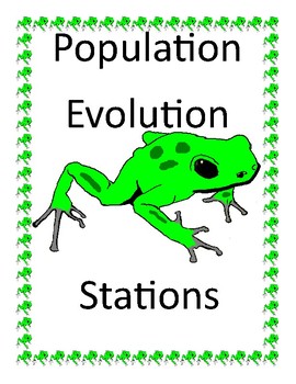 Preview of Population Evolution Lab Stations - Hardy Weinberg Exceptions