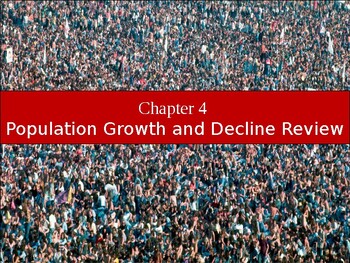 Preview of Population Growth and Decline PP Review