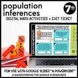 Population Inferences Digital Math Activity | 7th Grade Go